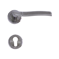 DEVO Stainless Steel Lever Handle On Round Rose 2219 
