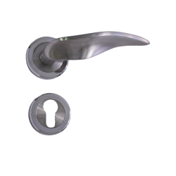 DEVO Stainless Steel Lever Handle On Round Rose 2257 