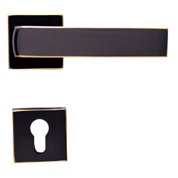 DEVO Brass Lever Handle On Rose " C013 BCG