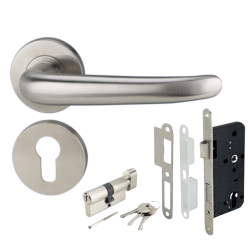 HAFELE Lever Handle set Entrance SS 499.10.119 