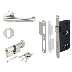 HAFELE Lever Handle Set PC S/S Matt 499.10.107 