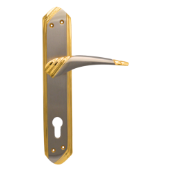IBI Brass Lever Handle On Plate OPTRA CY SG 