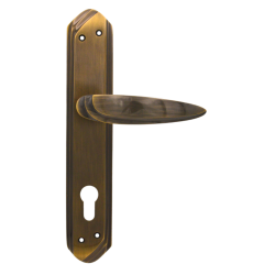 IBI Brass Lever Handle On Plate RENATA CY ATQ 