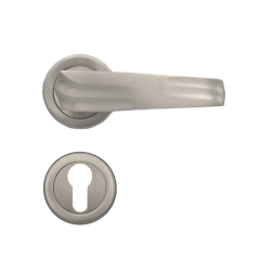 IBI Brass Lever Handle GEMA CY On Rose FSS 