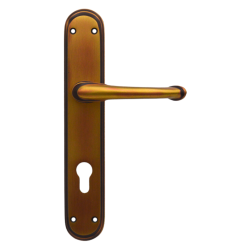 IBI Brass Lever Handle GONCA CY CBN On Plate 