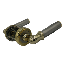 IBI Brass Lever Handle OGHA CY (W/O Rose) SG 
