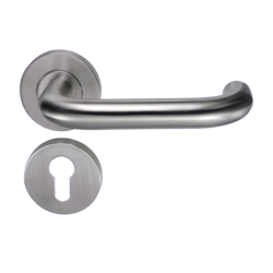 DEVO Stainless Steel Lever Handle On Round Rose DVM 193S 