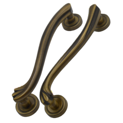 IBI PHR Brass Pull Handle VILLA No.2 ATQ 