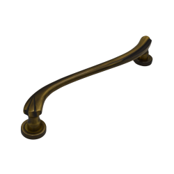 IBI PHR Brass Pull Handle VILLA 375MM ATQ (R) 