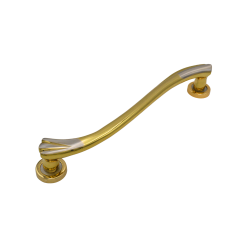 IBI PHR Brass Pull Handle VILLA 375MM SG (L) 