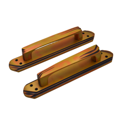 IBI Brass Pull Handle GEMA PHP CBN 10"  