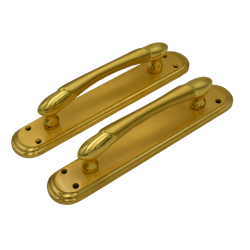 IBI Brass Pull Handle SANDRA PHP SL 10"  