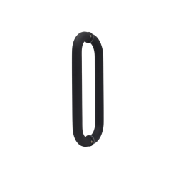 Glass Door Handle 12" (White / Black)