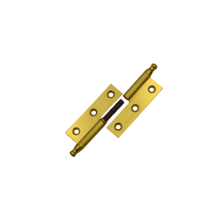 MATEX Brass Lift Off Hinges Deco 2 1/2 x 1 5/8 L 11193 PB