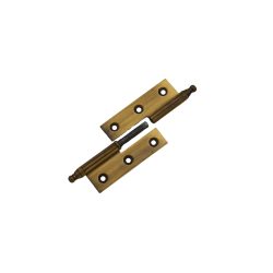 MATEX Brass Lift Off Hinges Deco 2 1/2 x 1 5/8 R 11193 AB