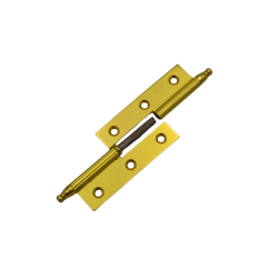 MATEX Brass Lift Off Hinges Deco 3 x 1 5/8 R 11194 PB