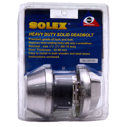 SOLEX Dead Bolt Lock 5800 SS
