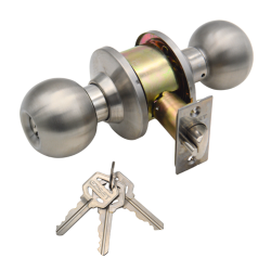 EZSET Door Lock 100-BA-US32D-60mm Entrance EZ 2 
