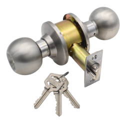 EZSET Door Lock 100-BA-US32D-70mm Entrance EZ 3 