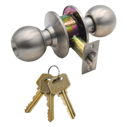 EZSET Door Lock  109EA-BA-US32D-70mm Classroom EZ 58 