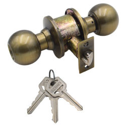EZSET Door Lock  108C-BA-US5-AL Double Cylinder EZ 49 