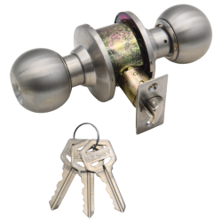 EZSET Door Lock  108C-BA-US32D-AL Double Cylinder EZ 51 