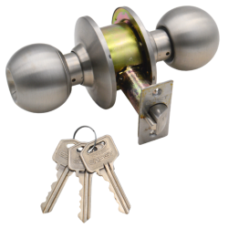 EZSET Door Lock  104EA-BA-US32D-70mm-Heavy Duty Storeroom EZ 41 