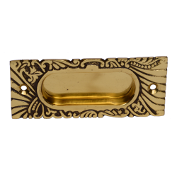 MATEX Brass Flush Pull Handle 4" 15401 PB