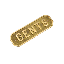 MERCHANT Sign Plate GENT Large 165  mm SP 03