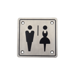 MARIE Stainless Steel Sign Plate SS SP-05 (Boy/Girl)