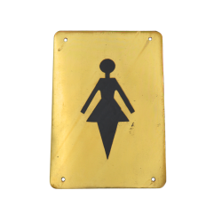 MERCHANT Sign Plate GIRL 160 x 100  mm SP 18