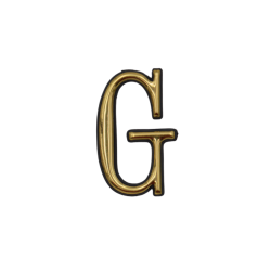 Plastic Sign PVC 2" # G  