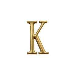 Plastic Sign PVC 2" # K  