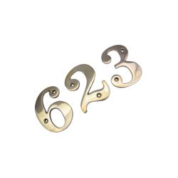 House Letter Brass 3" -NO.3 (Thick) MH