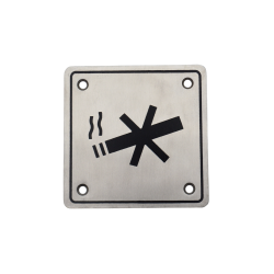 MARIE Stainless Steel Sign Plate SS SP-06 (No Smoke)