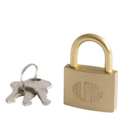 ALPHA Brass Pad Lock 1000-35 mm KD