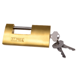 ALPHA Brass Pad Lock 1900-100