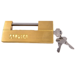 ALPHA Brass Pad Lock 1900-120