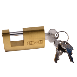 ALPHA Brass Pad Lock 1900-50 KA