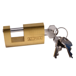ALPHA Brass Pad Lock -V-1900-50