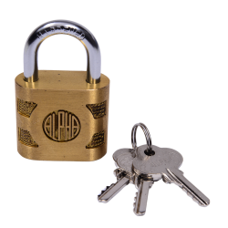 ALPHA Brass Pad Lock V2760-40 10B
