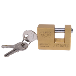 ALPHA Brass Pad Lock V-1950-50 mm