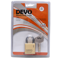 DEVO Brass Pad Lock DS 35MM
