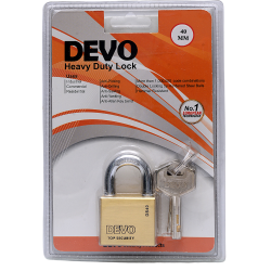 DEVO Brass Pad Lock DS 40MM