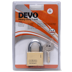 DEVO Brass Pad Lock DS 45MM