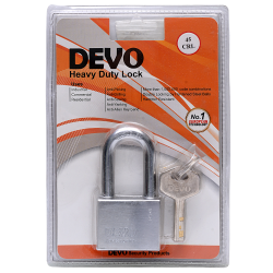 DEVO Brass Pad Lock DS 45CRL