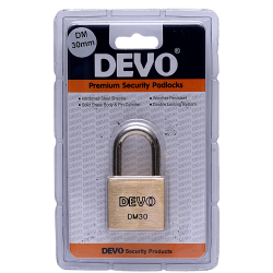 DEVO SmaLL Brass Pad Lock DM 30