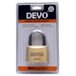 DEVO SmaLL Brass Pad Lock DM 50