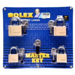 SOLEX Master Key 4 PCS (MIX)