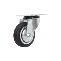 RHINO Caster Wheel WS 3" Rubber (Top Plate) 